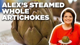 'Alex Guarnaschelli\'s Steamed Whole Artichokes | The Kitchen | Food Network'