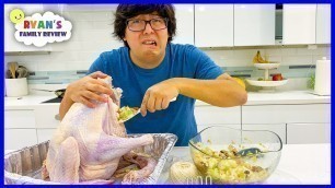 'Ryan\'s Daddy Cook Thanksgiving Dinner DIY!!!'