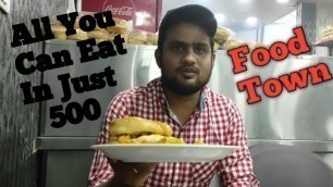 'Unlimited Burgers and Drinks in Just 500 - No time limit || Food Town || Karachi Samnabad'