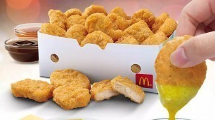 'FOOD HACK! MCDONALD\'S STYLE BBQ SAUCE & COOKING CHICKEN MCNUGGETS'