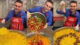 'Czn Burak Making Delicious Rice Recipe | Rice | #rice | Daily Shorts'