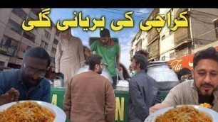 'Biryani Street in Karachi | Degi Biryani | Street Food Karachi #food #biryani @FoodExplorer59'