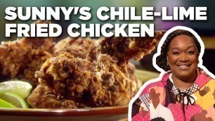 'Sunny Anderson\'s Chile-Lime Fried Chicken | Cooking for Real | Food Network'