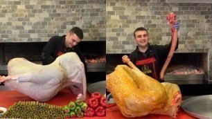 'Ostrich cooking | Food planet | Tasty street Food videos CzN Burak'