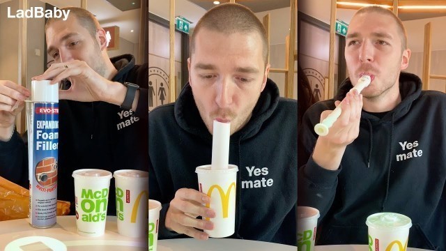 'When Dad hacks the McDonald\'s paper straw 