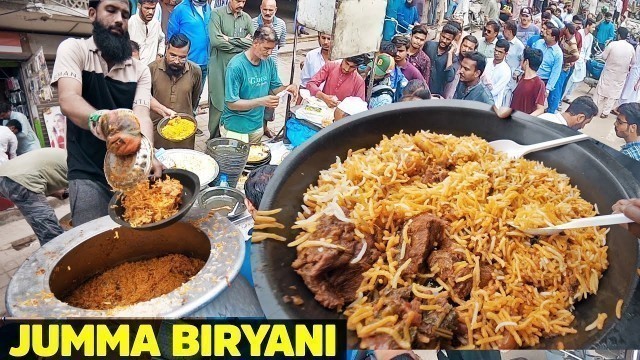 'JUMMA BIRYANI | Crazy Rush on Famous Biryani of Karachi | Sells only on Friday, Street Food Pakistan'