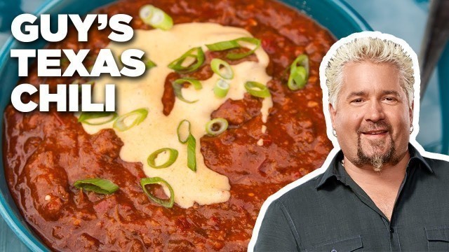 'Guy Fieri\'s Texas Chili | Guy\'s Big Bite | Food Network'