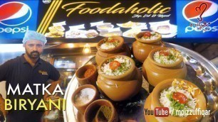 'Matka Biryani | Hussainabad Streets | Street Food of Karachi Pakistan