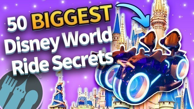 '50 BIGGEST Disney World Ride Secrets'