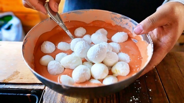 'New York City Street Food - FILIPINO FRIED EGGS AND PIG INTESTINE SKEWERS So Sarap NYC'
