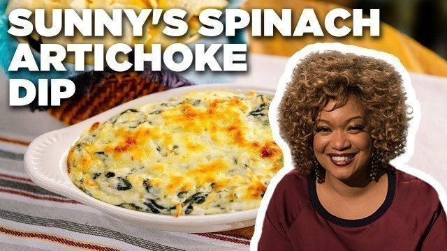 'Sunny Anderson\'s Spicy 5-Ingredient Spinach Artichoke Dip | Food Network'