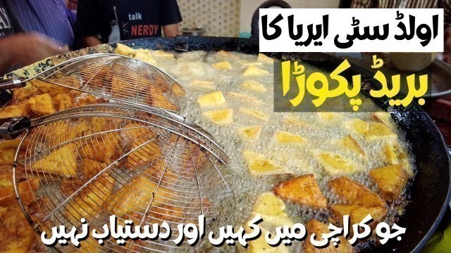 'Amazing Crispy Bread Pakora | Stuffed Bread Pakora in Karachi | Karachi Street Food | indian Food'