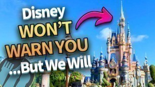 '20 Things They Won’t Warn You About in Disney World'