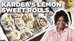 'Kardea Brown\'s Lemon Sweet Rolls | Delicious Miss Brown | Food Network'