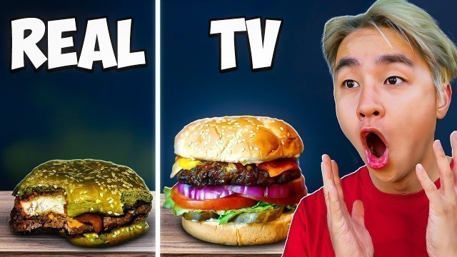 'Real Food Vs Fake Tv Food (SHOCKING RESULTS)'