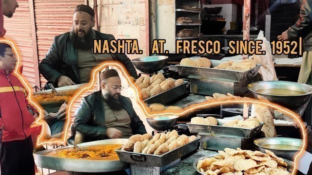 'Nashta at Fresco Since 1952 | Burns Road Karachi Street Food |'