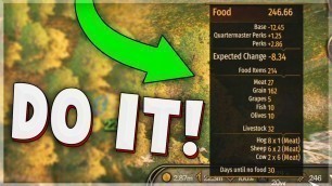 'DO THIS When Starving & Out of Food in Bannerlord (Quick Guide)'