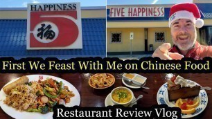 'First We Feast with Me on Chinese Food at Five Happiness: Restaurant Review Vlog'