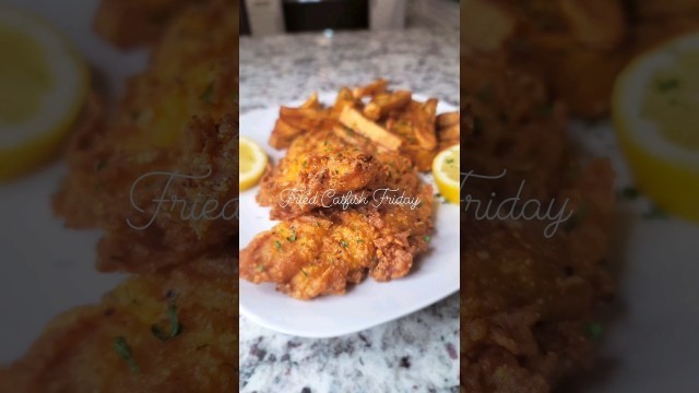 'Golden Fried Catfish #shorts #fyp #food #fish'