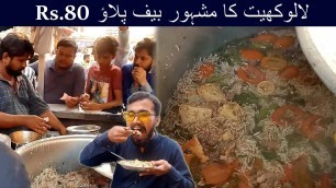 'Qalandari Hyderabadi Yakhni Pulao I Beef Pulao I Karachi Street Food I Mand Ke Geo'