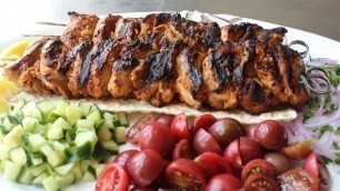 'Turkish Chicken Kebabs - Easy Grilled Chicken Kebab Recipe'