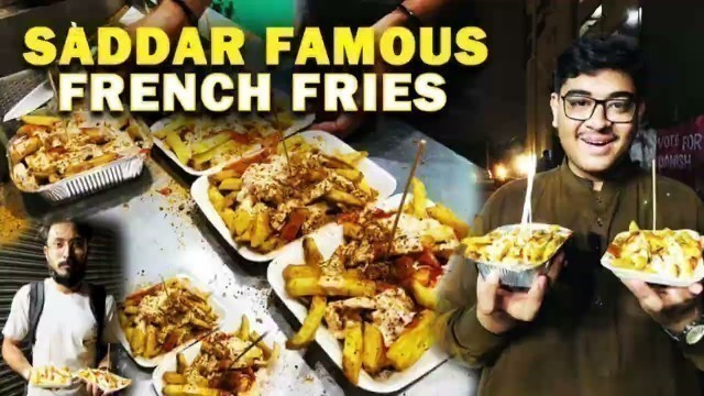 'Mobile Market Famous French Fries | Best Fries in Karachi | Street Food Karachi'