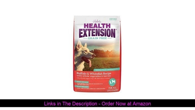 '⭐️ Health Extension Grain Free Dry Dog Food - Buffalo & Whitefish Recipe, 23.5lb'