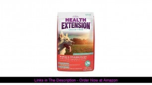 '⭐️ Health Extension Grain Free Dry Dog Food - Buffalo & Whitefish Recipe, 23.5lb'