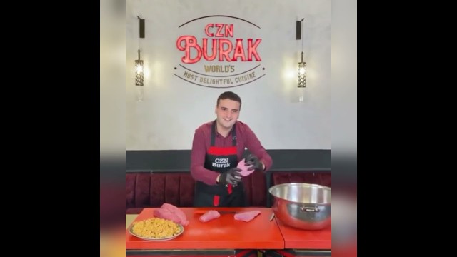 'CZN BURAK CHEF COOKIES #SHORTS #FOOD #STEAK'