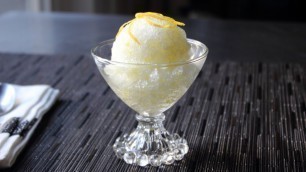 'Lemon Ice Recipe - How to Make Fresh Lemon Ice - Lemon Granita'