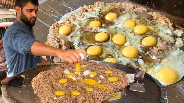 'Scrambled Eggs in Karachi Food Street | SLOPPY JOES | Pakistani Street Food Kabab Kata Kat'