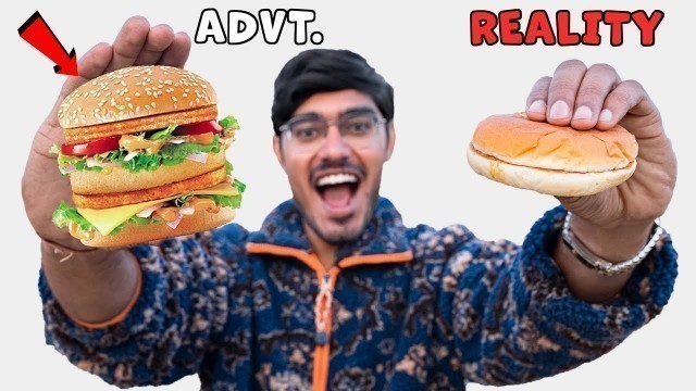 'Food in TV Ad VS in Reality | कैसे कंपनी वाले आपको पागल बनाते हैं? Shocking Results'