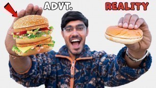 'Food in TV Ad VS in Reality | कैसे कंपनी वाले आपको पागल बनाते हैं? Shocking Results'