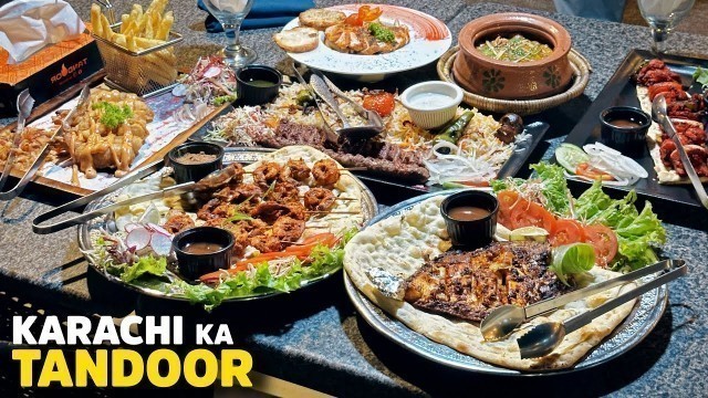 'Tandoor, Karachi | Fish, Handi, Sizziling Kabab Huge Menu, Amazing Taste | Best Food of Pakistan'