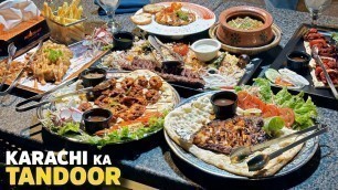 'Tandoor, Karachi | Fish, Handi, Sizziling Kabab Huge Menu, Amazing Taste | Best Food of Pakistan'