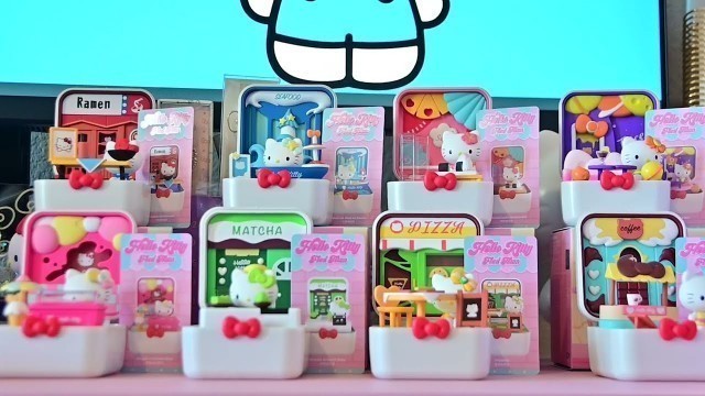 'Hello Kitty Sanrio x Pop Mart Food Town Series Unboxing Teso Life Store'