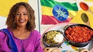 'Get a Taste Of Ethiopia: Kitfo with Woinee Mariam | Food Network'