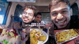 'Street Food In Karachi || Travelling Pakistan || Dhoraji Ka Gola Ganda Aur Chaat'