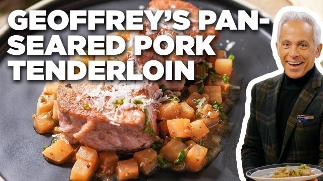 'Geoffrey Zakarian\'s Pan-Seared Pork Tenderloin | The Kitchen | Food Network'