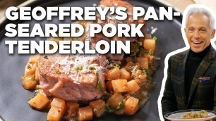 'Geoffrey Zakarian\'s Pan-Seared Pork Tenderloin | The Kitchen | Food Network'