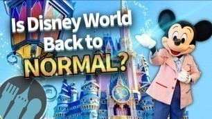 'How \'Back To Normal\' Is Disney World?'