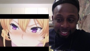 'Food Wars -- English dub funny  moments!! Part 3 REACTION'