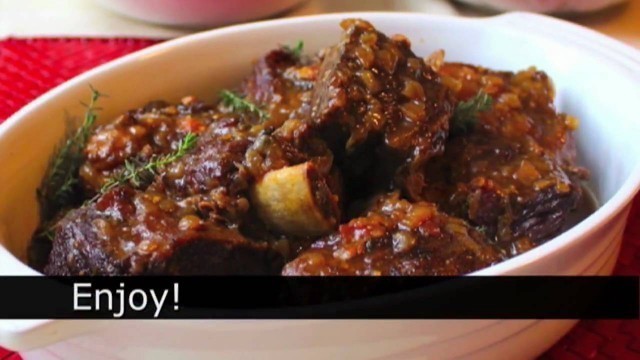 'How to Make Beef Short Ribs - Sherry Braised Beef Short Ribs Recipe'