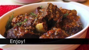 'How to Make Beef Short Ribs - Sherry Braised Beef Short Ribs Recipe'