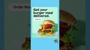 'Mr D Food - Best burgers in town, delivered to your door!'