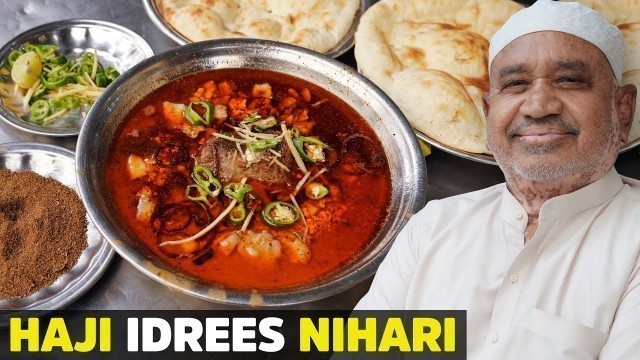 'Old Karachi | Haji Idrees Nihari | Qeema Paratha, Lassi, Chai | Pakistani Street Food'