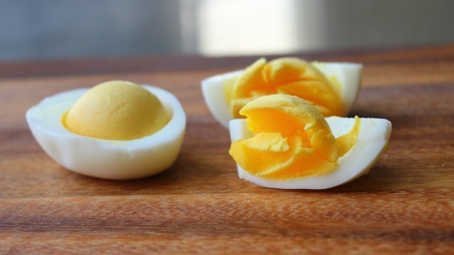 'Soft Hard Boiled Eggs - How to Steam Perfect Hard Boiled Eggs with Soft, Tender Yolks'