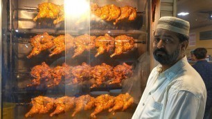 'Hussainabad Famous Chicken Chargha - Ghousia Restaurant, Karachi Street Food | Spicy Chicken Chargha'