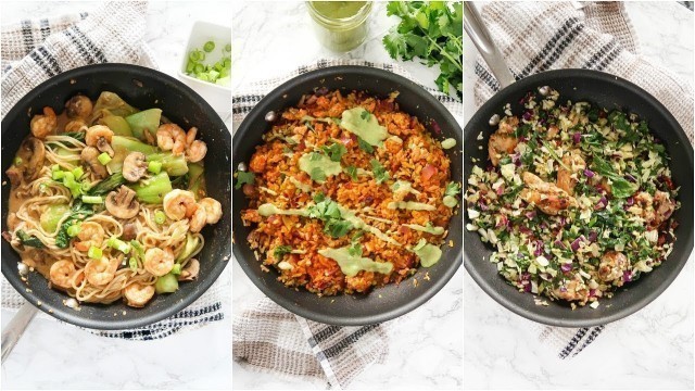 '3 MUST TRY Healthy One Pan Meals | easy paleo recipes'