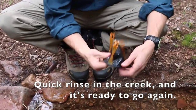 'Camping Life Hack Campfire Coffee Filter'